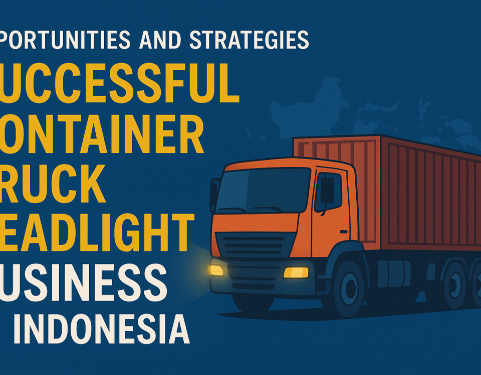 Import barang lampu container